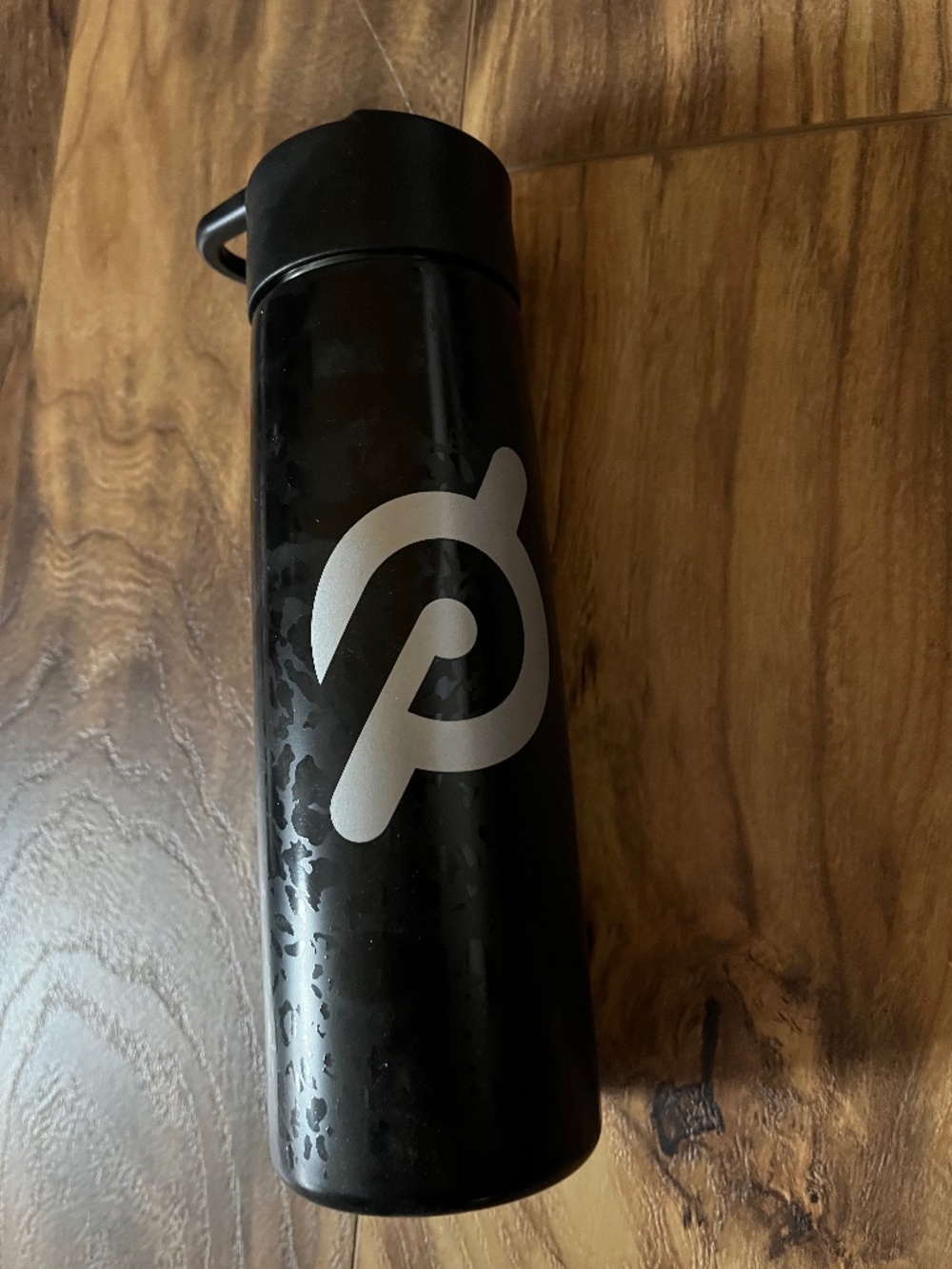 NEW Black Peloton bottle with straw lid
